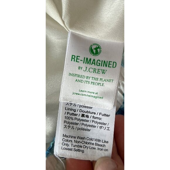 J.Crew Summer Pants Pull-up Drawstring Floral Size 10 - Picture 10 of 11